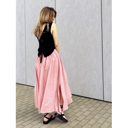 Marta Hajduk-Pawlica - spódnice,spodnie - Feather - spódnica maxi z 100% bawełny foto #4