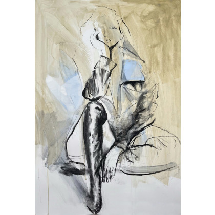 Lady - 100x70, Studio.Sensual, obrazy tech. mieszana