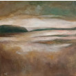Pejzaż w brązach- obraz akrylowy 40/40 cm