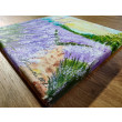 NASTROJOWY PEJZAŻ MALOWANY NA PŁÓTNIE - PROWANSALSKI PORANEK