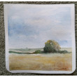 Drzewko-  akwarela formatu 15 /15 cm