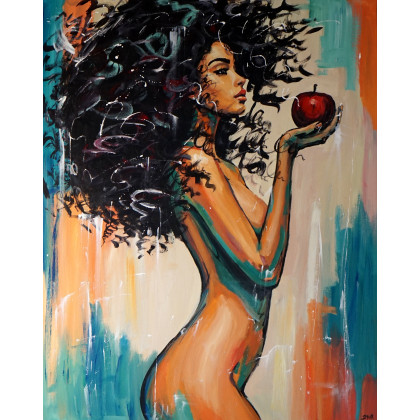Paradais Lost 80x100, Rafal Stach, obrazy akryl
