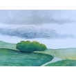 Pejzaż- akwarela formatu 18/24 cm