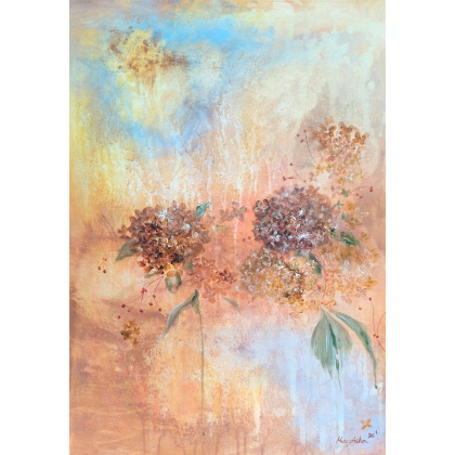 Zapach sekretu, Monika Muszyńska, obrazy akryl