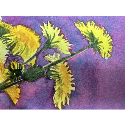 Krystyna Nowak - obrazy akwarela - Kolorowa wiosna (30x40 cm) foto #1