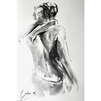 Studio.Sensual - rysunek węglem - Z Tobą - 50x70cm foto #3