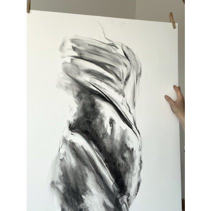 Studio.Sensual - rysunek węglem - Lady - 100x70 foto #1