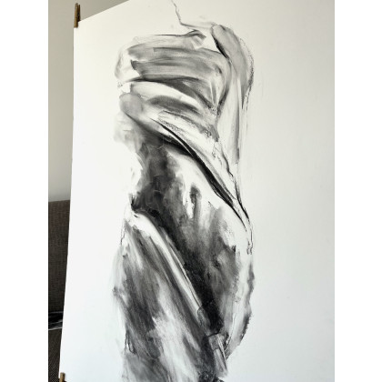 Studio.Sensual - rysunek węglem - Lady - 100x70 foto #2