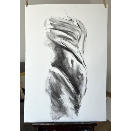 Studio.Sensual - rysunek węglem - Lady - 100x70 foto #3