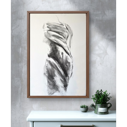 Studio.Sensual - rysunek węglem - Lady - 100x70 foto #4