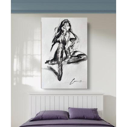 Studio.Sensual - rysunek węglem - Lady - 60x90 foto #1