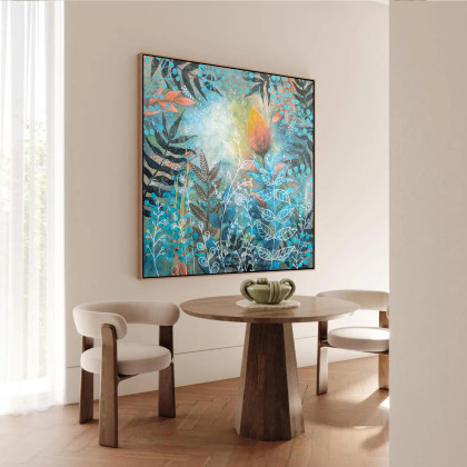 Małgorzata Domańska ART - obrazy akryl - Obraz. Przenikania 70x70cm foto #1