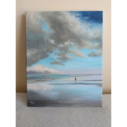 Paulina Lebida - obrazy akryl - Na plaży- obraz akrylowy 50/40 cm foto #1