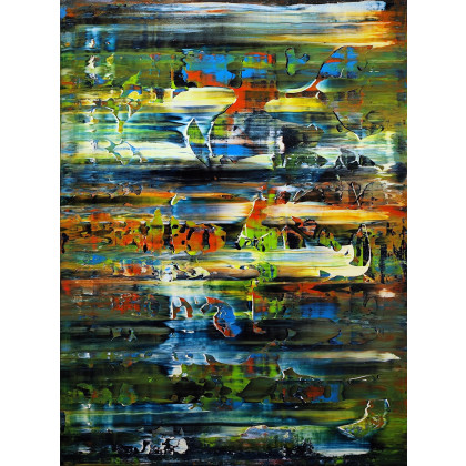 Light Beneath the Surface, Felix Guenther, obrazy akryl