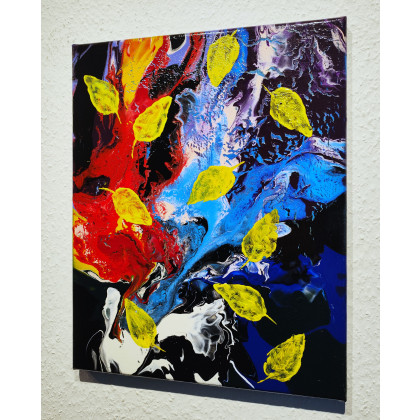 Felix Guenther - obrazy akryl - Dance of the Yellow Leaves foto #1