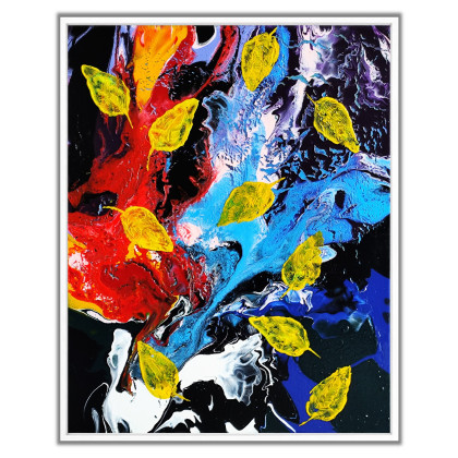 Felix Guenther - obrazy akryl - Dance of the Yellow Leaves foto #3