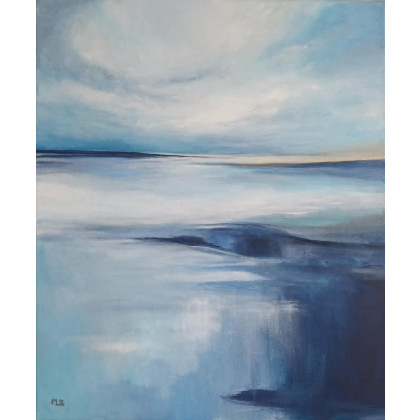 Paulina Lebida - obrazy akryl - Pejzaż absyrakcyjny- obraz akrylowy 60/50 cm foto #1
