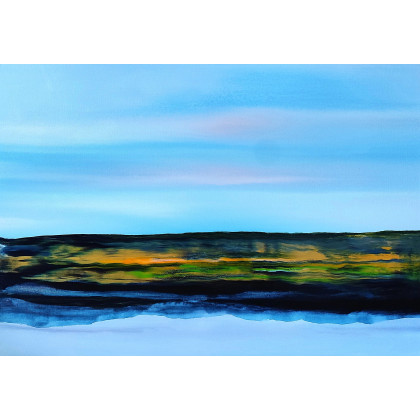 Fluid Landscape, Felix Guenther, obrazy akryl