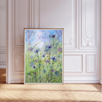 Akwarela A2. Chabry, Małgorzata Domańska ART, obrazy akwarela