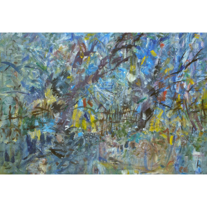 Wierzby, 70x100 cm, Eryk Maler, obrazy olejne