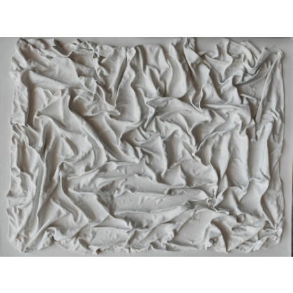 Marzena Dymek - obrazy akryl - DYPTYK SKRYWANA SUBTELNOŚĆ - OBRAZY STRUKTURALNE Z TEKSTURĄ 3D 2x 50cmx40cm - 2 w cenie 1 foto #1