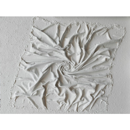 Marzena Dymek - obrazy akryl - DYPTYK SKRYWANA SUBTELNOŚĆ - OBRAZY STRUKTURALNE Z TEKSTURĄ 3D 2x 50cmx40cm - 2 w cenie 1 foto #2