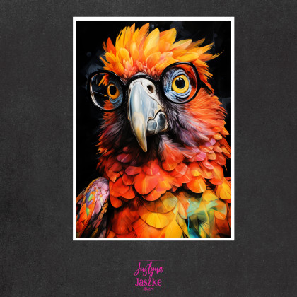 Justyna Jaszke - Grafika cyfrowa - Animalia - zestaw 9 grafik 15x21 cm foto #1