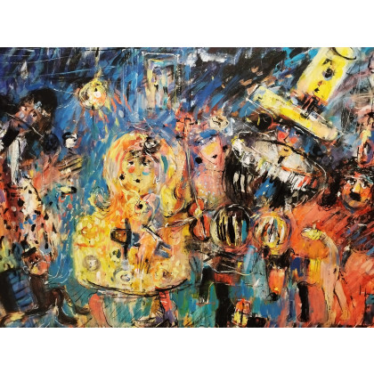 Dariusz Grajek - olej + akryl - Las Meninas... foto #1