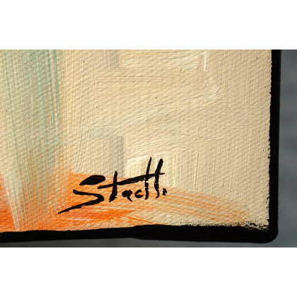 Rafal Stach - obrazy akryl - Black Orchid 70x100 foto #1