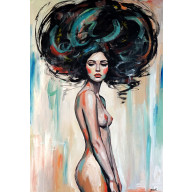 BLACK ORCHID 70X100