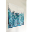 Abstrakcja niebieska 55x60 cm ręcznie malowany