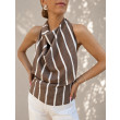 Stripes - top z otwartymi plecami