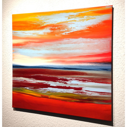 Felix Guenther - obrazy akryl - Land of Red Silence foto #1
