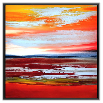 Felix Guenther - obrazy akryl - Land of Red Silence foto #3