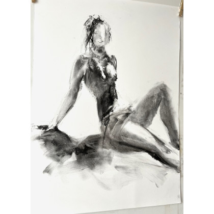 Studio.Sensual - rysunek węglem - Lady - 50x70, foto #3