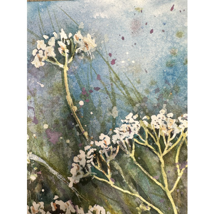 Krystyna Nowak - obrazy akwarela - Na łące (30x40 cm) foto #1