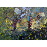 WIERZBY, LATO, 70X100 CM