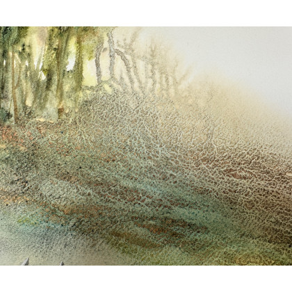 Krystyna Nowak - obrazy akwarela - Ulotność (40x50 cm) foto #1