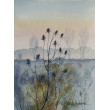 Urocze łąki – oryginalna akwarela18 x 24 cm