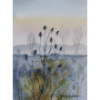 Urocze łąki – oryginalna akwarela18 x 24 cm