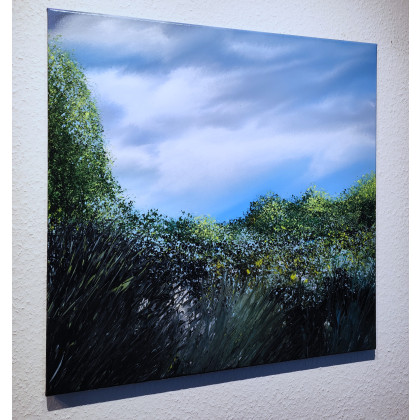 Felix Guenther - obrazy akryl - Green nature and sky foto #1