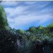 Green nature and sky
