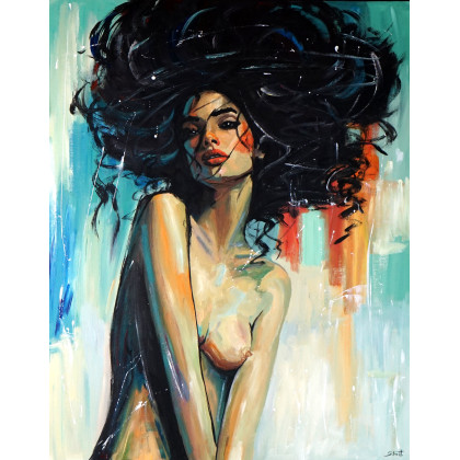 Belladonna 80x100, Rafal Stach, obrazy akryl