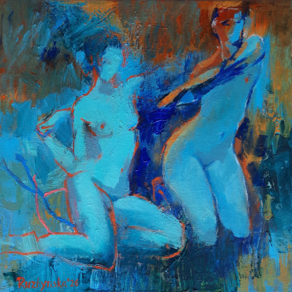One, Hanna Ruzhynska, obrazy akryl