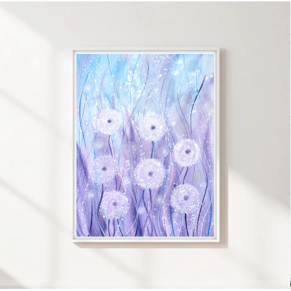 Akwarela 30x40cm. Dmuchawce, Małgorzata Domańska ART, obrazy akwarela