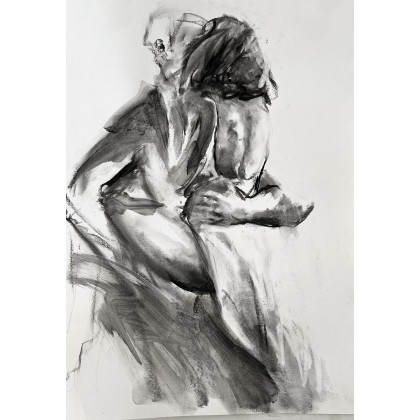 Studio.Sensual - rysunek węglem - Lady - 50x70 foto #1