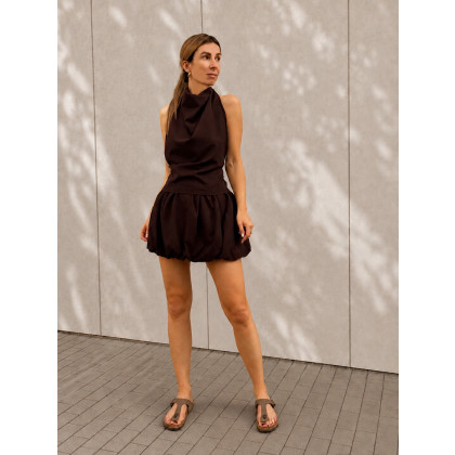 Marta Hajduk-Pawlica - bluzki - Brown Baby - top z otwartymi plecami foto #3