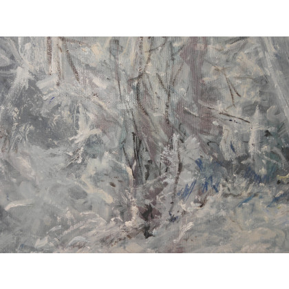 Eryk Maler - obrazy olejne - Szron, 80x100 cm, 2026 foto #3