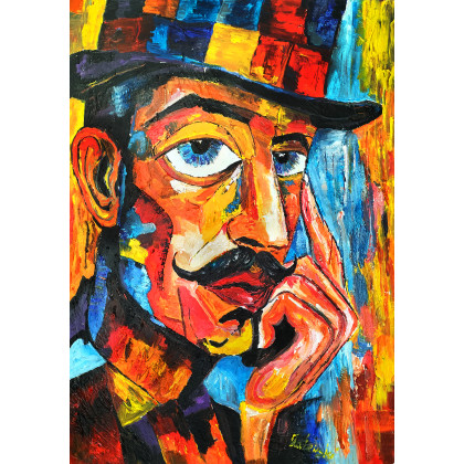 Oryginalny Obraz Akrylowy 100x70 – Sztuka Współczesna, Grzegorz Zalewski, obrazy akryl