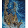 Echo wieczności - obraz olejny 90 x 70 cm, surrealizm, realizm magiczny, symbolizm
